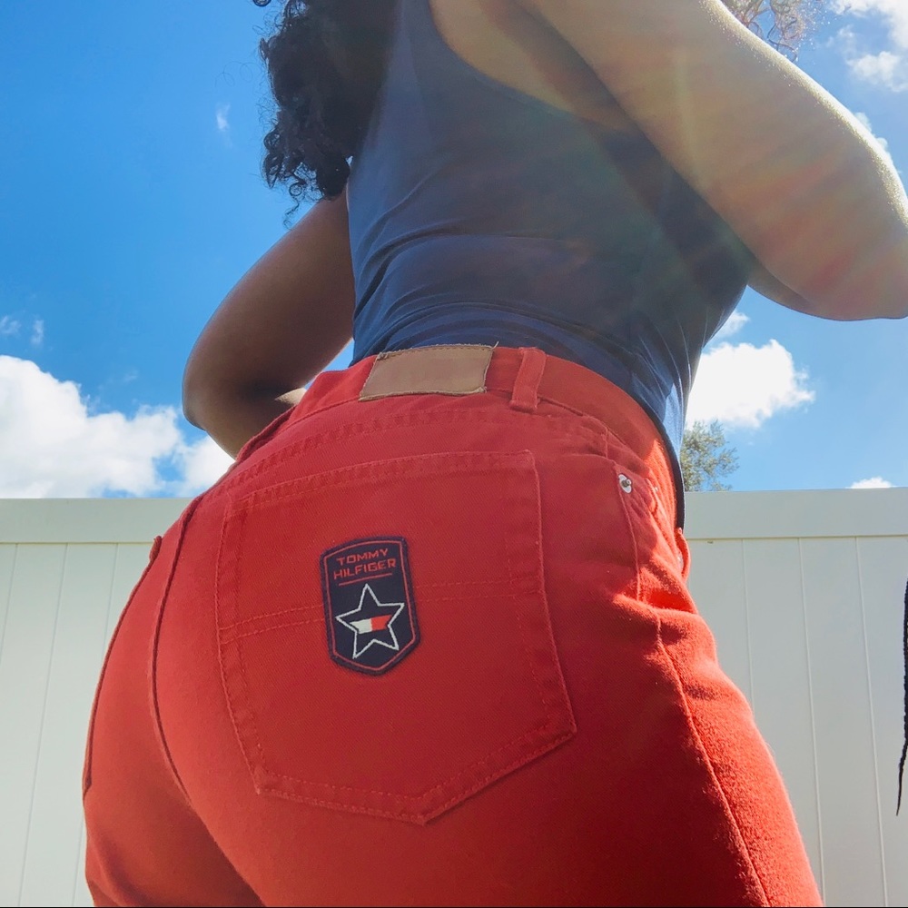Vintage Red Tommy Hilfiger Jeans Size 27